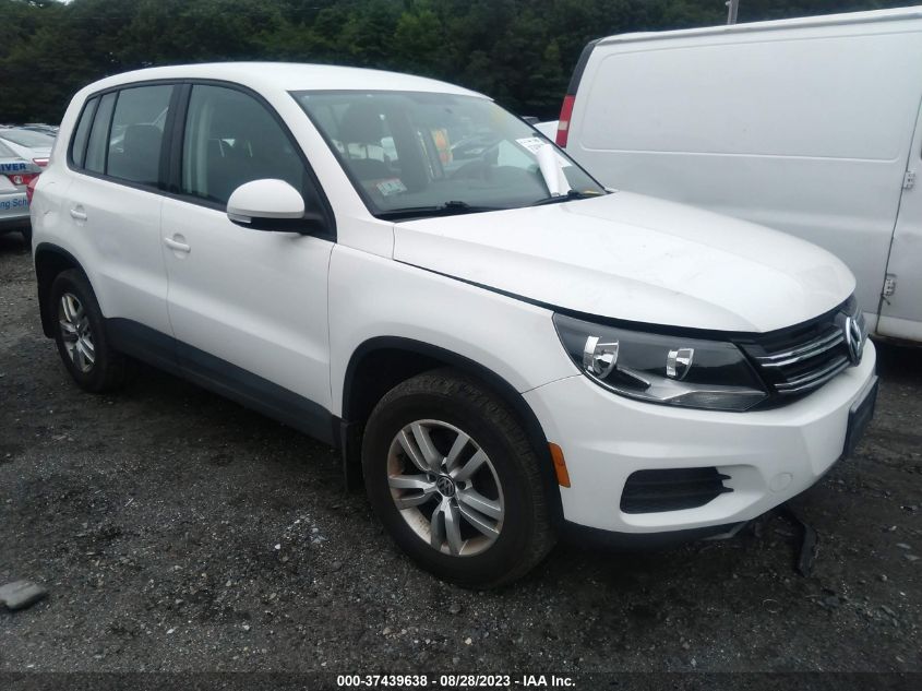 2013 VOLKSWAGEN TIGUAN S/SE/SEL - WVGBV3AX6DW611592