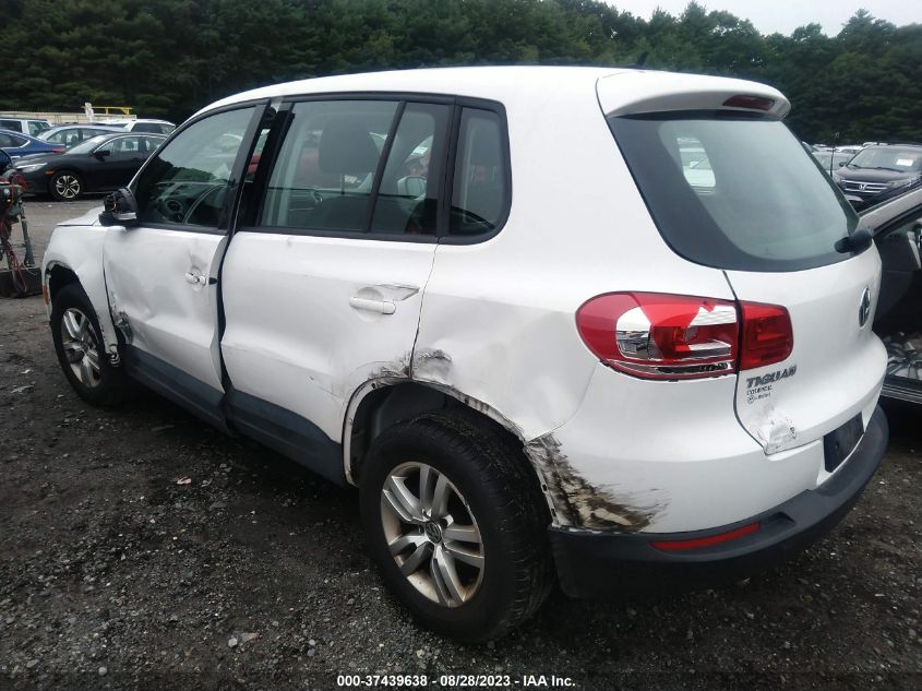 2013 VOLKSWAGEN TIGUAN S/SE/SEL - WVGBV3AX6DW611592