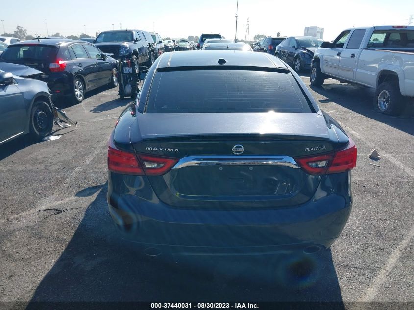 2016 NISSAN MAXIMA 3.5 PLATINUM - 1N4AA6AP8GC427344