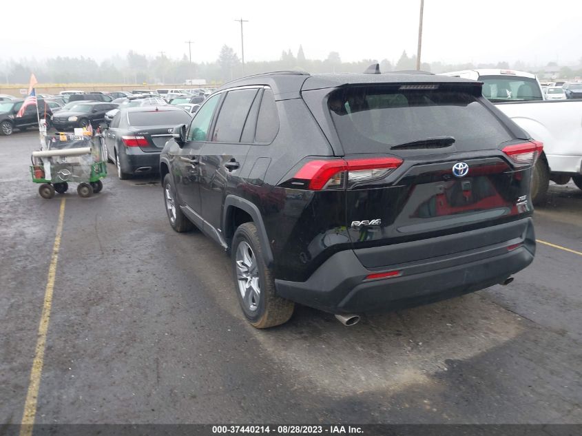 2022 TOYOTA RAV4 HYBRID XLE - 4T3RWRFV5NU054569