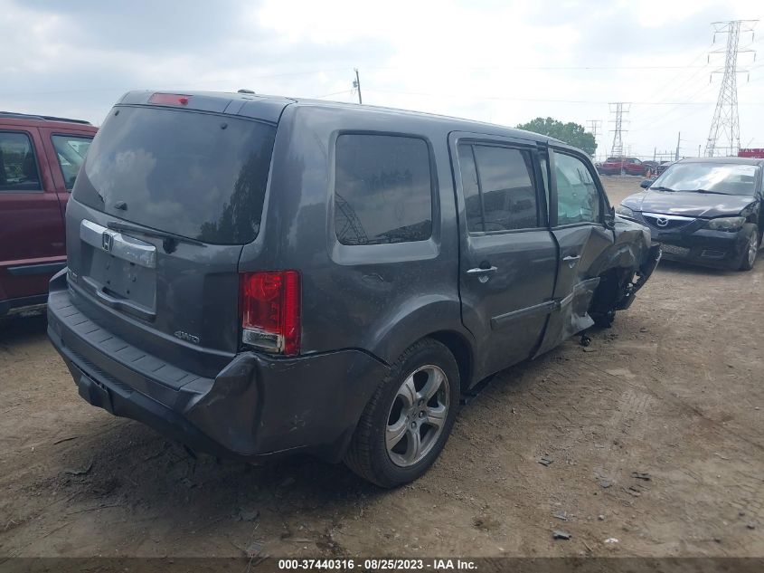 2014 HONDA PILOT EX-L - 5FNYF4H50EB019599