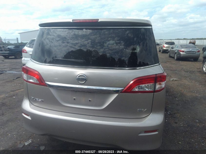 2013 NISSAN QUEST SV - JN8AE2KP7D9062352