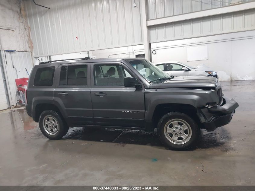 2017 JEEP PATRIOT SPORT - 1C4NJRBB6HD104261