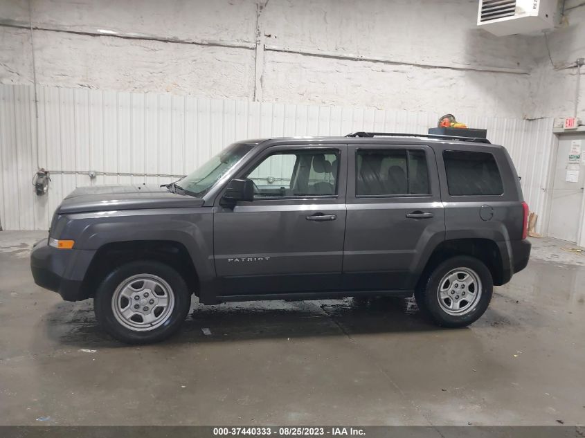 2017 JEEP PATRIOT SPORT - 1C4NJRBB6HD104261