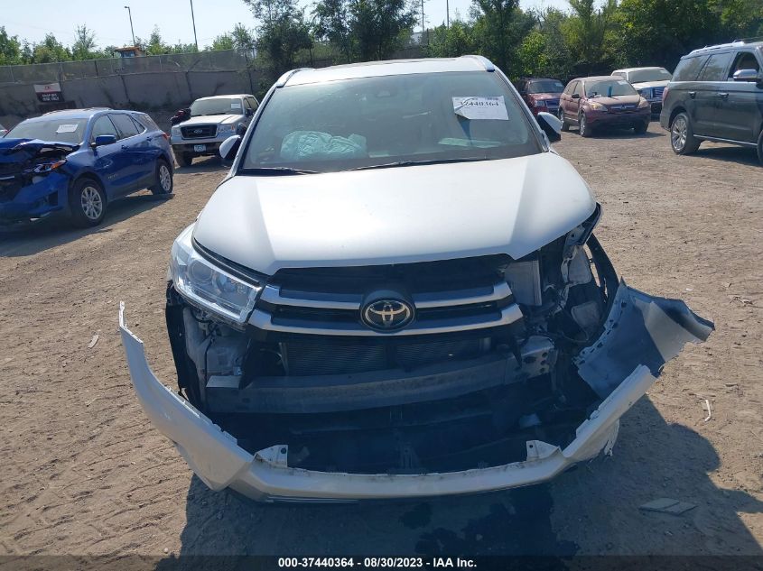 2019 TOYOTA HIGHLANDER SE/XLE - 5TDJZRFH4KS605957