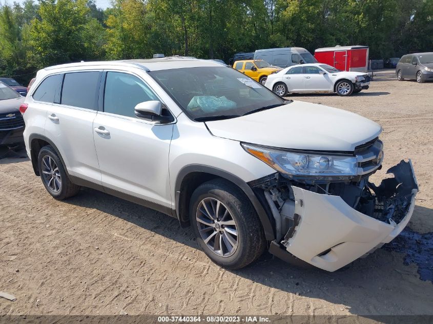 2019 TOYOTA HIGHLANDER SE/XLE - 5TDJZRFH4KS605957