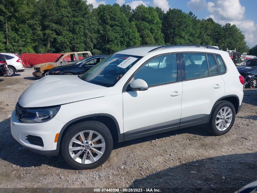 2017 VOLKSWAGEN TIGUAN - WVGAV7AX0HK043923