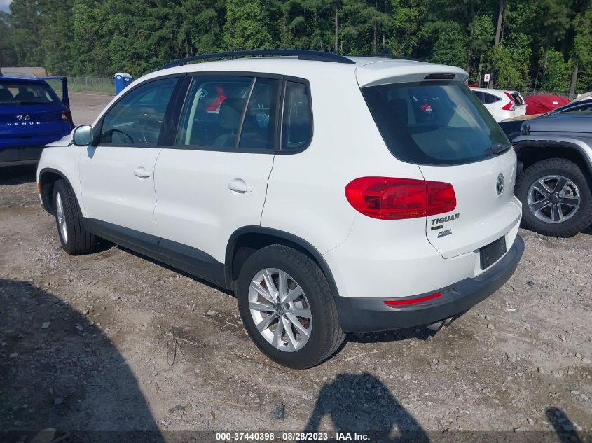 2017 VOLKSWAGEN TIGUAN - WVGAV7AX0HK043923