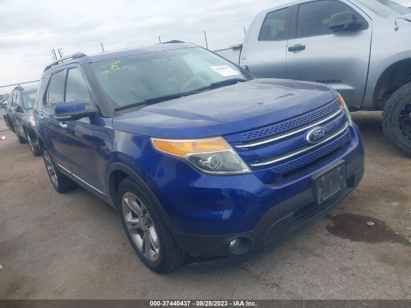 2013 FORD EXPLORER LIMITED - 1FM5K7F85DGA62556