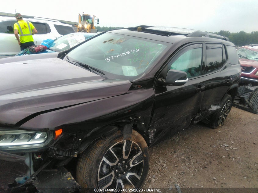VIN 1GKKNRLS2MZ157420 2021 GMC ACADIA SLE