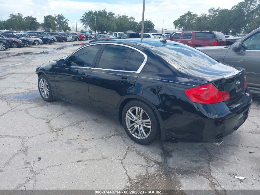 2013 INFINITI G37 SEDAN JOURNEY JN1CV6AP0DM720798
