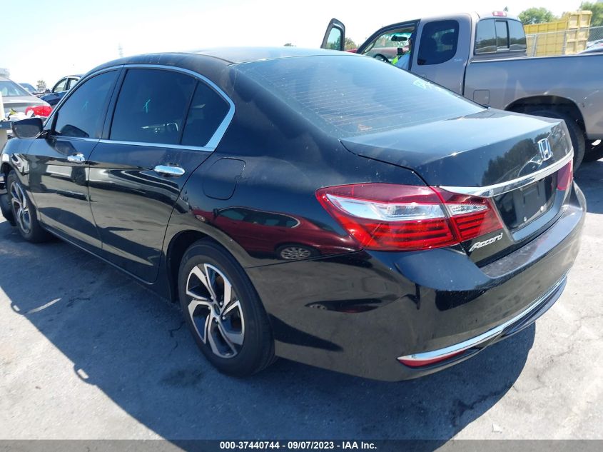 2016 HONDA ACCORD SEDAN LX - 1HGCR2F35GA187242