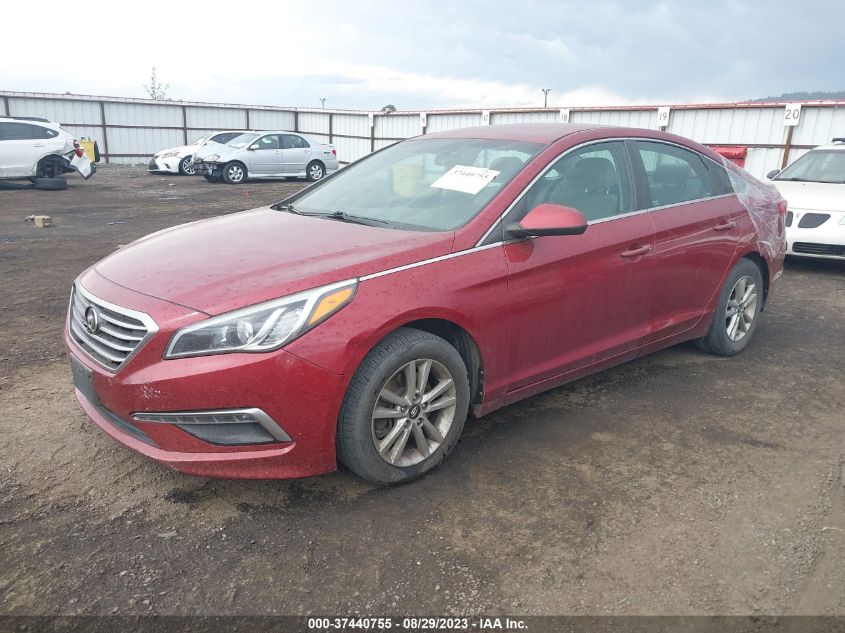 2015 HYUNDAI SONATA 2.4L SE - 5NPE24AF0FH005012