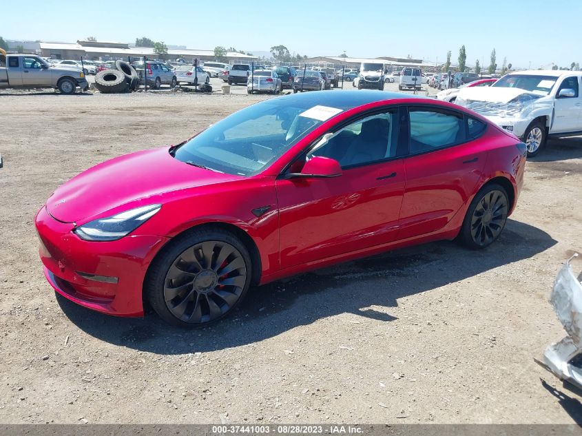 2022 TESLA MODEL 3 PERFORMANCE - 5YJ3E1EC2NF234530