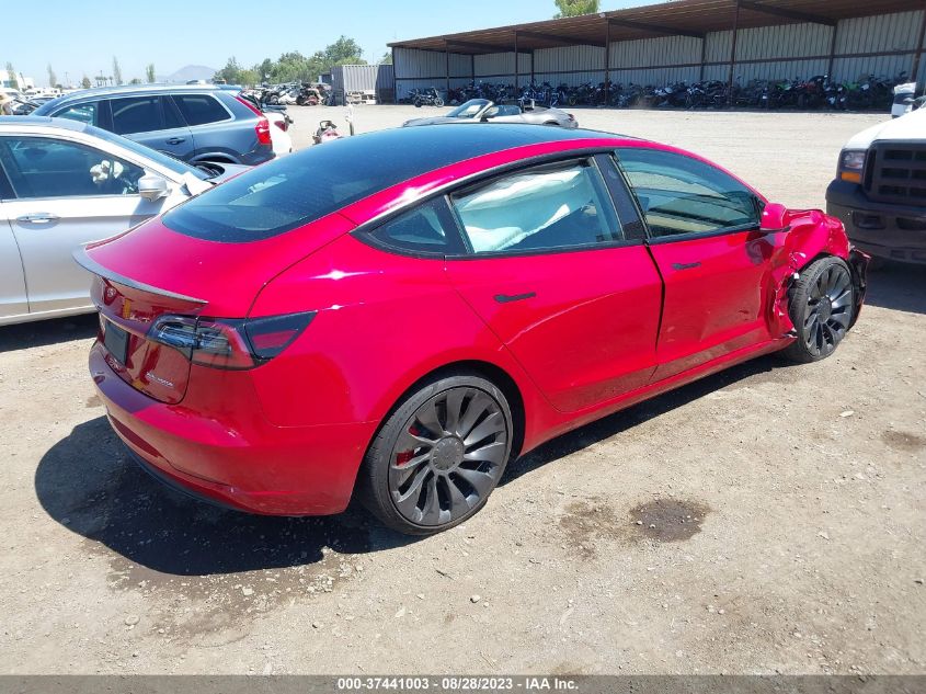 2022 TESLA MODEL 3 PERFORMANCE - 5YJ3E1EC2NF234530