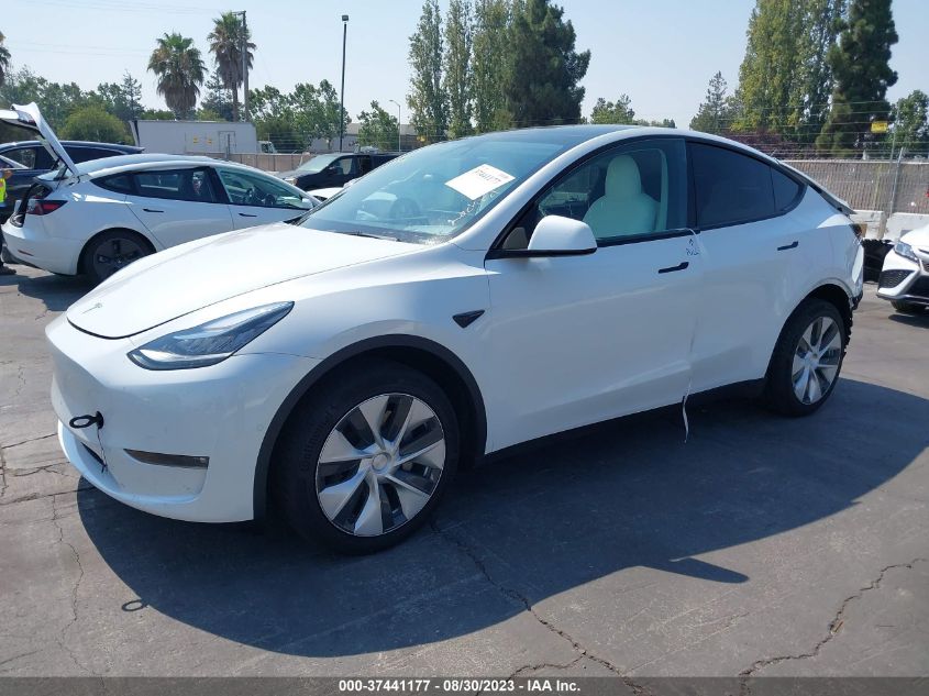 2022 TESLA MODEL Y LONG RANGE - 7SAYGDEE4NF443516