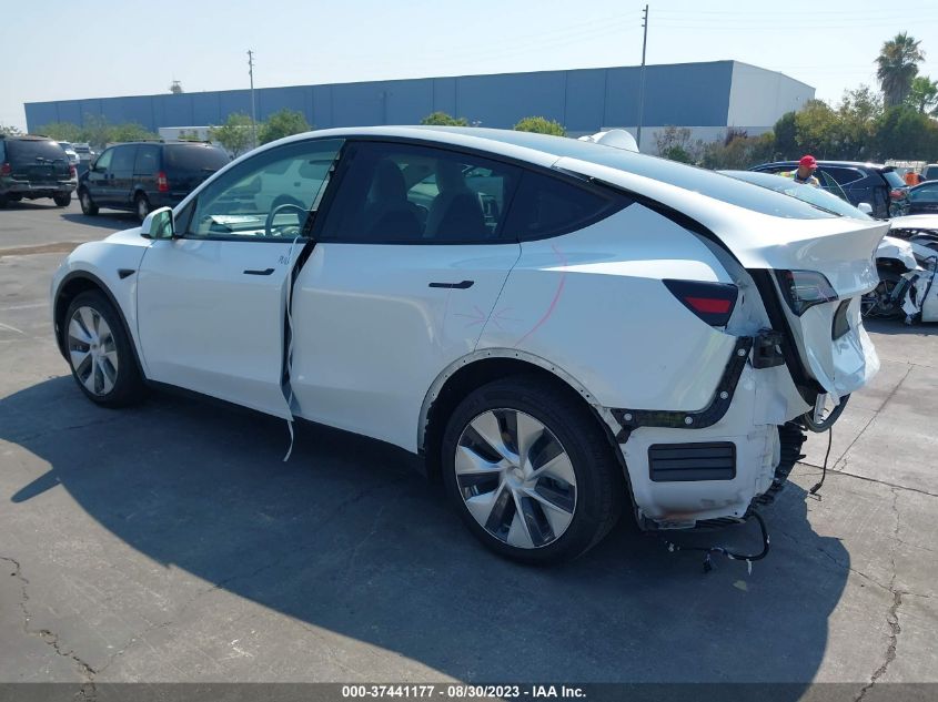2022 TESLA MODEL Y LONG RANGE - 7SAYGDEE4NF443516