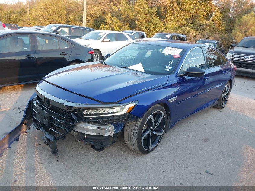 2022 HONDA ACCORD SEDAN SPORT - 1HGCV1F38NA022031
