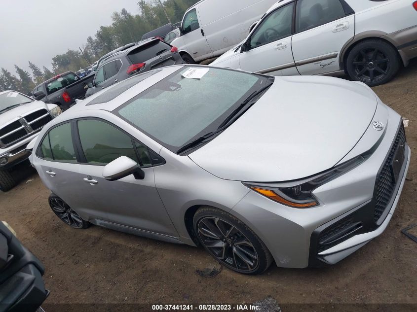 VIN JTDP4MCE9MJ055029 2021 TOYOTA COROLLA SE