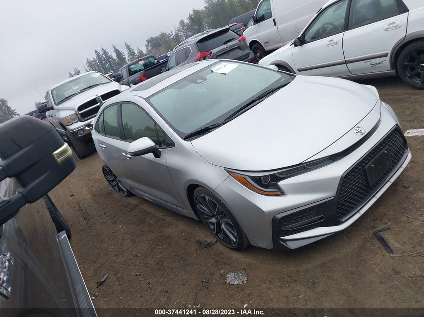 VIN JTDP4MCE9MJ055029 2021 TOYOTA COROLLA SE