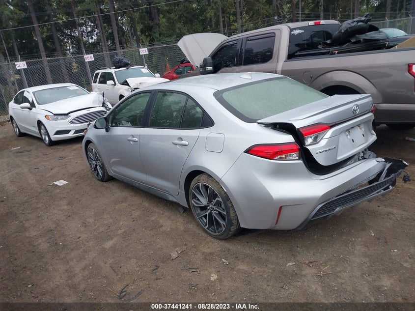 VIN JTDP4MCE9MJ055029 2021 TOYOTA COROLLA SE