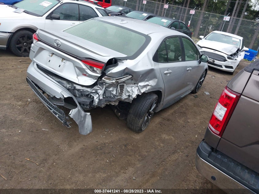 VIN JTDP4MCE9MJ055029 2021 TOYOTA COROLLA SE