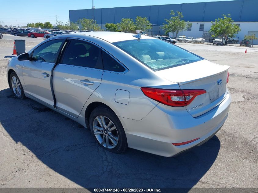 2015 HYUNDAI SONATA 2.4L SE - 5NPE24AF4FH158301