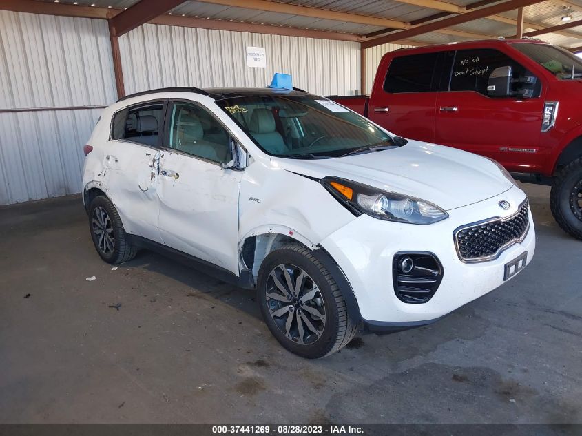 2018 KIA SPORTAGE EX - KNDPNCAC1J7330474