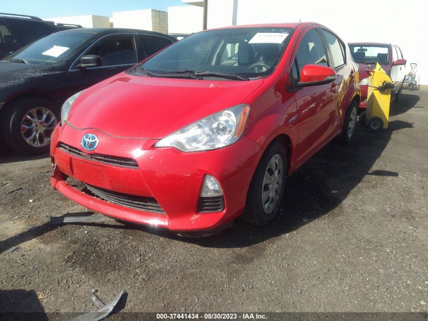 2014 TOYOTA PRIUS C ONE/THREE/TWO/FOUR - JTDKDTB39E1074136