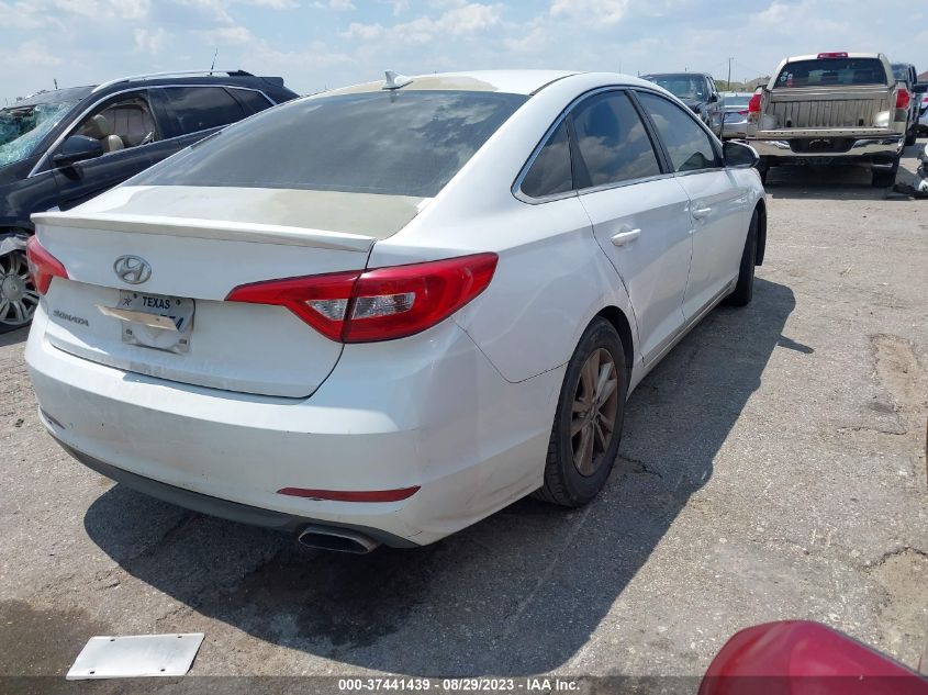 2015 HYUNDAI SONATA 2.4L SE - 5NPE24AF6FH124795