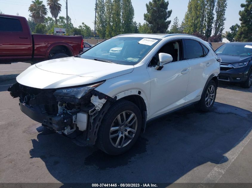 2015 LEXUS NX 300H JTJBJRBZ6F2021452