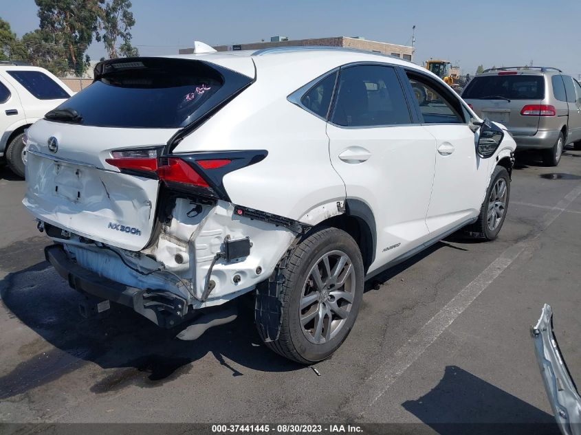 2015 LEXUS NX 300H JTJBJRBZ6F2021452