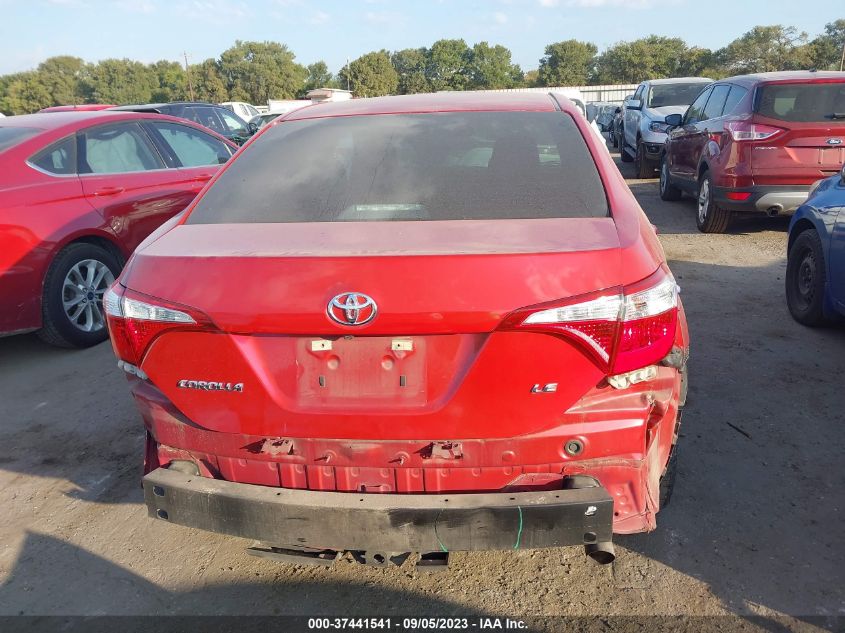 2016 TOYOTA COROLLA L/LE/S/S PLUS/LE PLUS - 5YFBURHE9GP435245