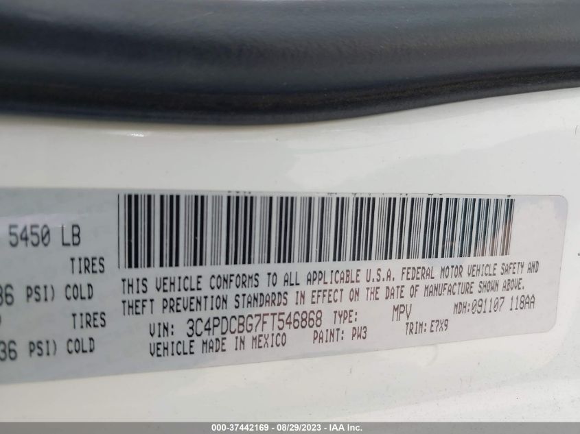 2014 DODGE JOURNEY SE - 3C4PDCAB1ET137625