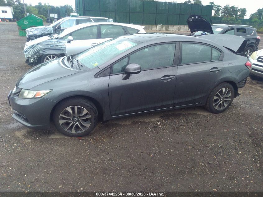2013 HONDA CIVIC SDN EX-L - 2HGFB2F91DH553703