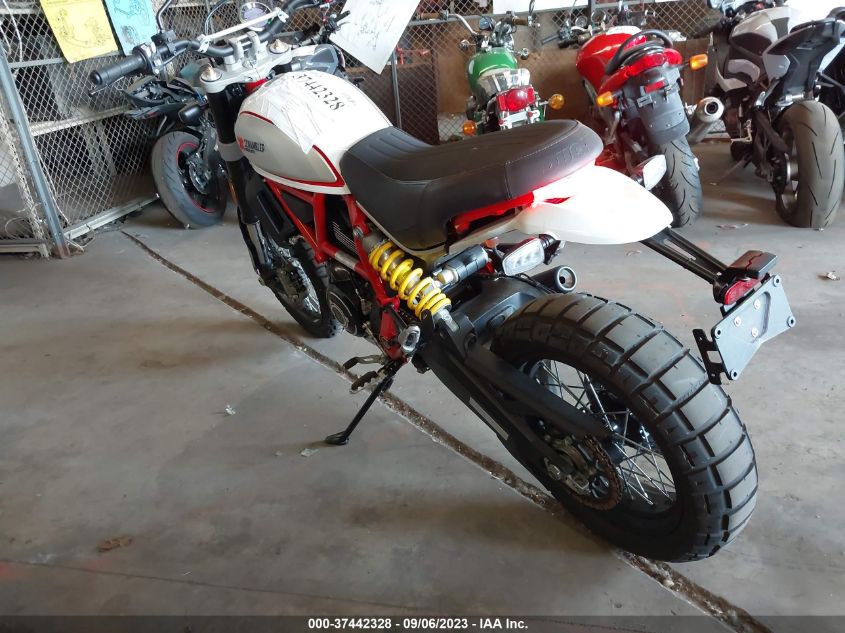 2019 DUCATI SCRAMBLER DESERT SLED ML0KAFPM2KT001461