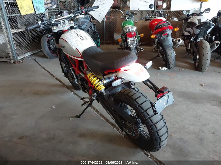 2019 DUCATI SCRAMBLER DESERT SLED ML0KAFPM2KT001461