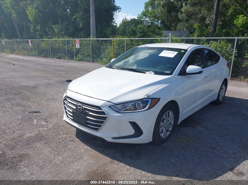 VIN 5NPD74LFXJH254100 2018 HYUNDAI ELANTRA SE