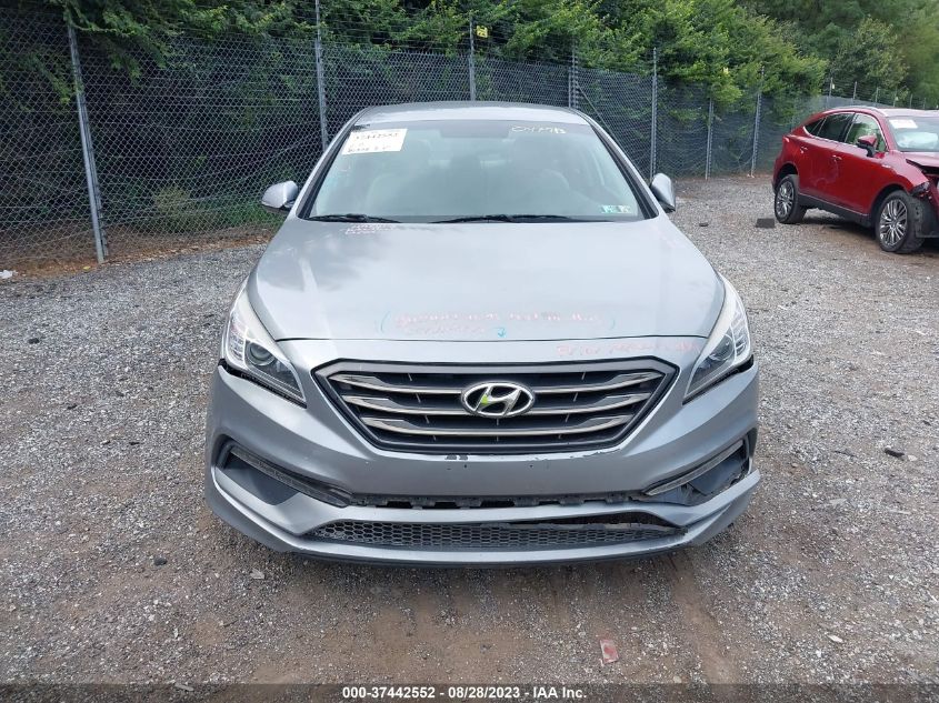 2015 HYUNDAI SONATA 2.4L SPORT - 5NPE34AFXFH047913