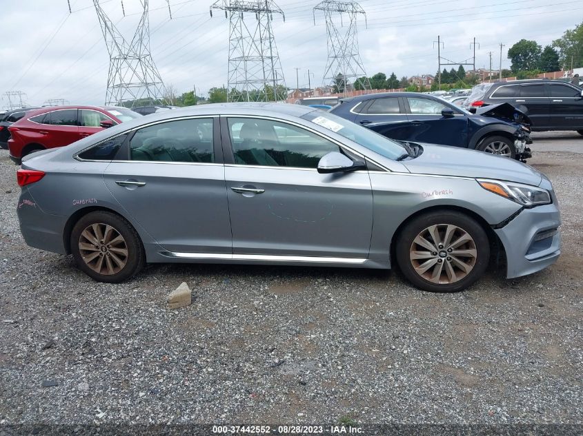 2015 HYUNDAI SONATA 2.4L SPORT - 5NPE34AFXFH047913