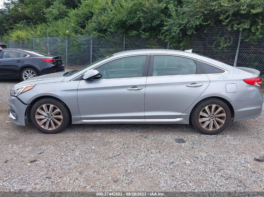 2015 HYUNDAI SONATA 2.4L SPORT - 5NPE34AFXFH047913