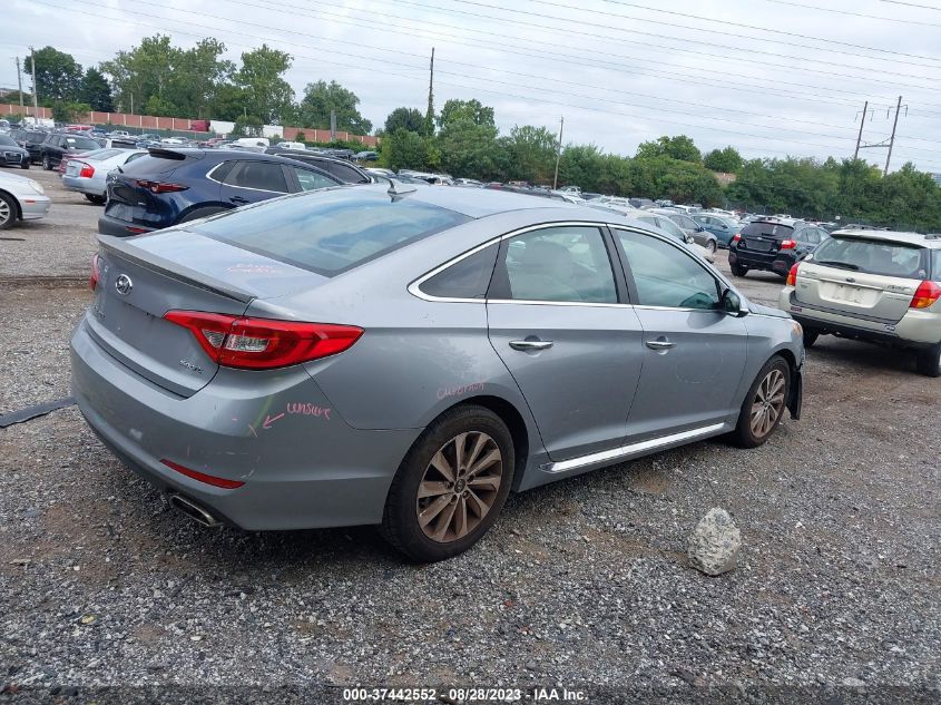 2015 HYUNDAI SONATA 2.4L SPORT - 5NPE34AFXFH047913