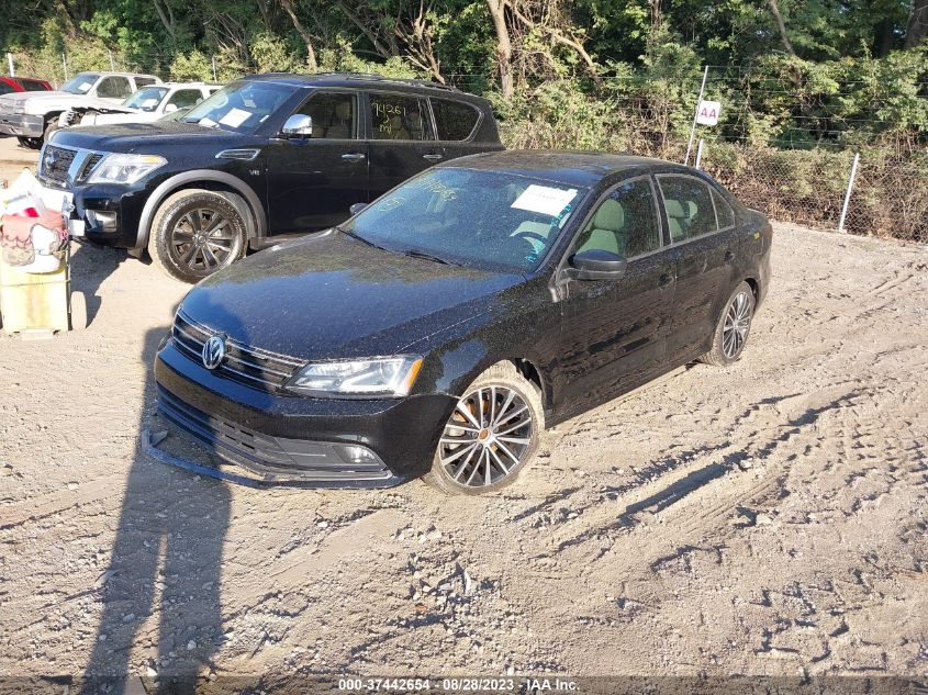 2016 VOLKSWAGEN JETTA SEDAN 1.8T SPORT - 3VWB17AJ8GM244988