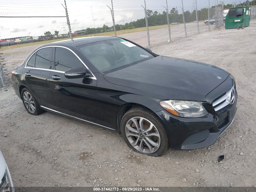 VIN WDDWF4KB4JR347333 2018 MERCEDES-BENZ C-CLASS C 300