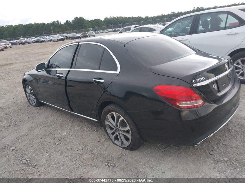 VIN WDDWF4KB4JR347333 2018 MERCEDES-BENZ C-CLASS C 300