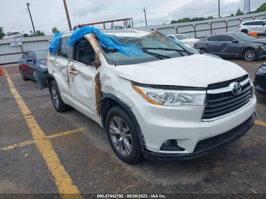 2014 TOYOTA HIGHLANDER XLE - 5TDKKRFH4ES033219