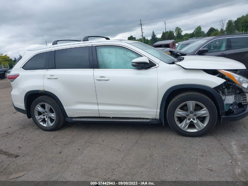 2015 TOYOTA HIGHLANDER LIMITED/LTD PLATINUM - 5TDDKRFH1FS139136