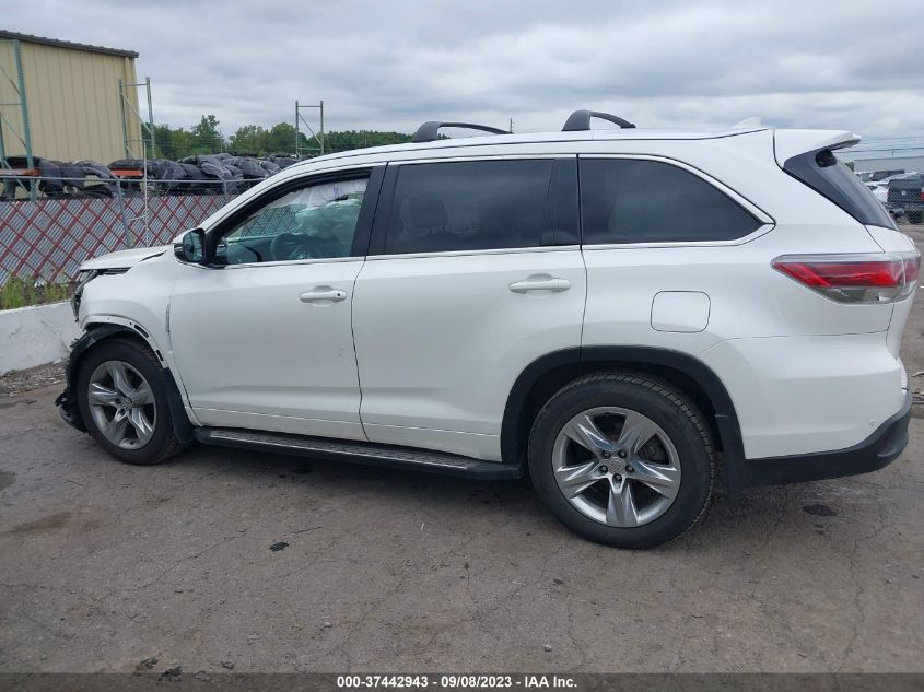 2015 TOYOTA HIGHLANDER LIMITED/LTD PLATINUM - 5TDDKRFH1FS139136