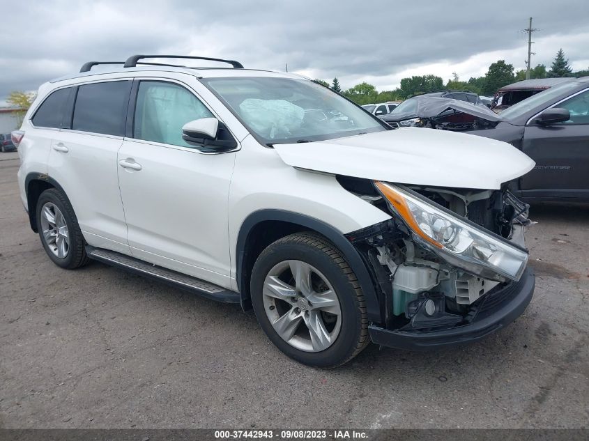 2015 TOYOTA HIGHLANDER LIMITED/LTD PLATINUM - 5TDDKRFH1FS139136