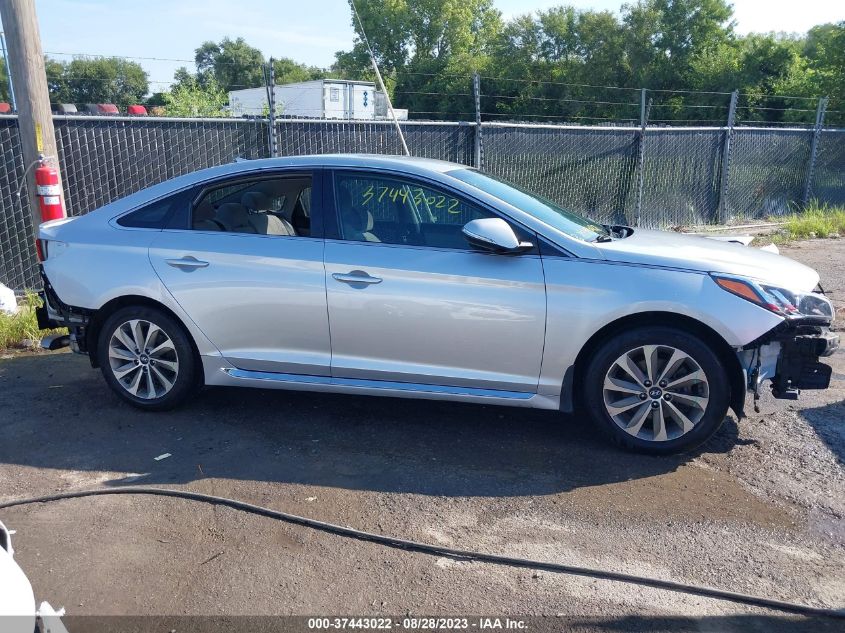 2016 HYUNDAI SONATA 2.4L SPORT - 5NPE34AF8GH352912